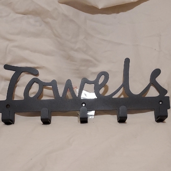 Other - Pick 2 for 20 Black Towel Wall Hook Rack